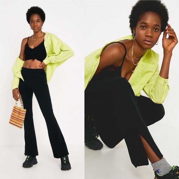 Urban Outfitters Pants - Urban Outfitters Black Flare Pants Small